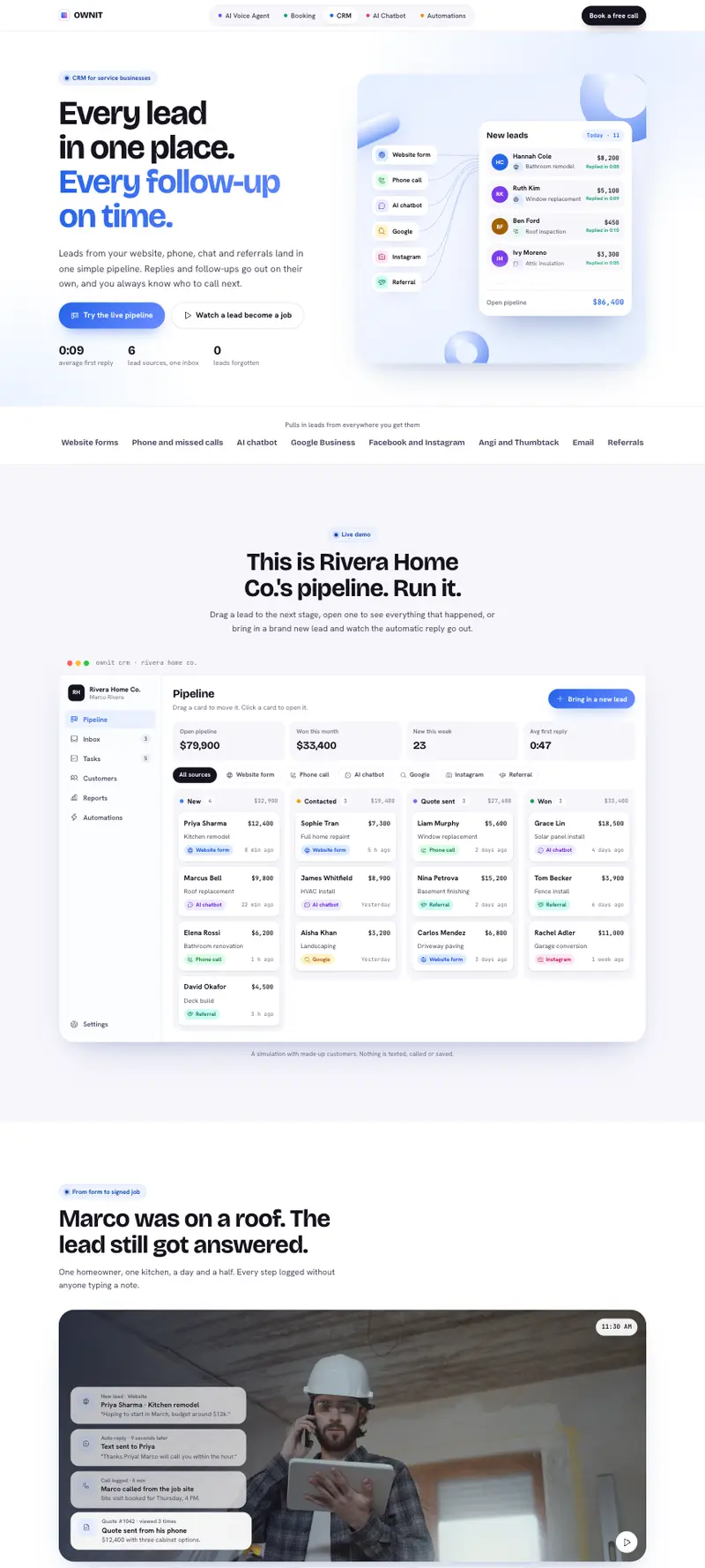 Lead CRM demo